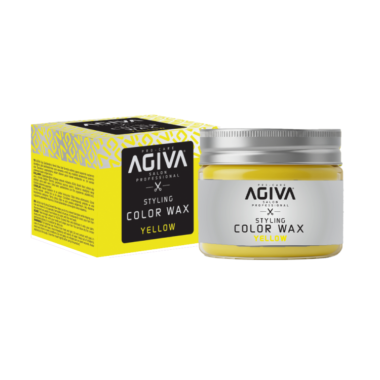 Agiva Styling Hair Color Wax Yellow 120G